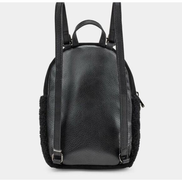 Ugg Dannie Mini Backpack Black Sherpa NWOT - Picture 3 of 5